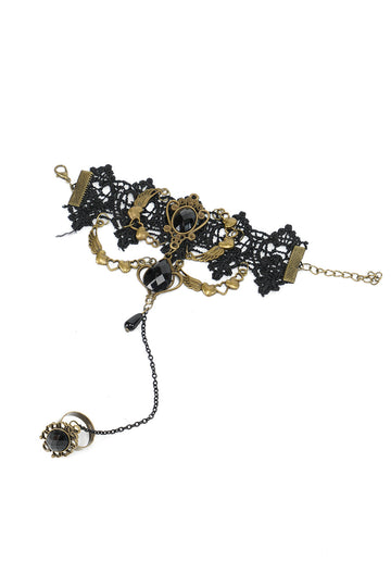 Czarna bransoletka na Halloween